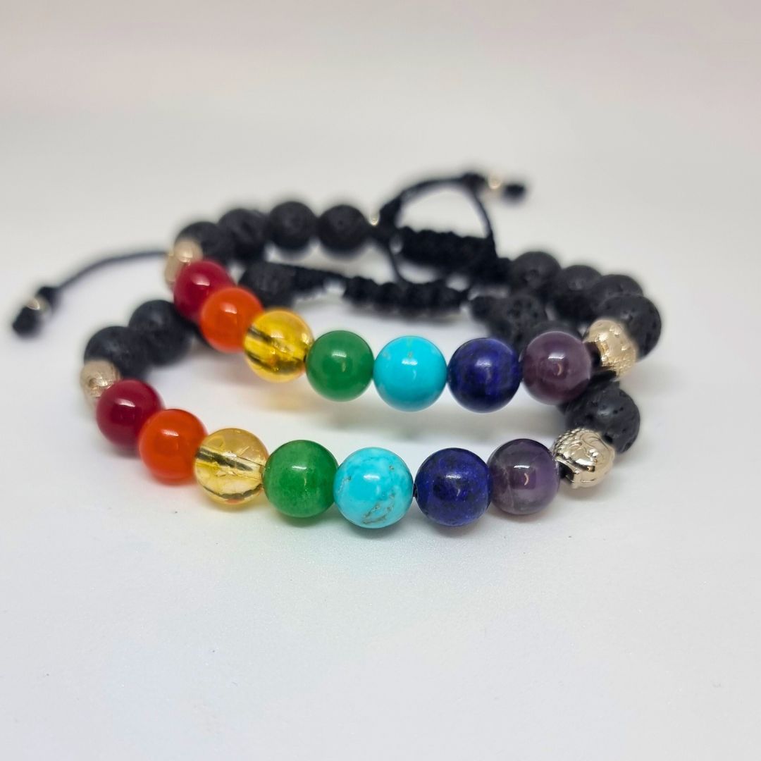 Pulsera 7 Chakras Energía Divina – Transformación y Bienestar para Todos 🌈