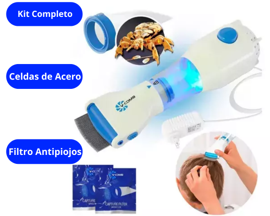 Peine Eléctrico Clean Vac Pro – Eficacia y Seguridad para el Cuidado Infantil 🚼✨