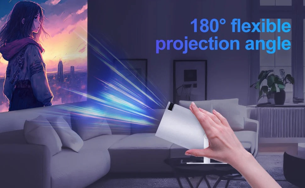 Proyector Portátil Ultra HD – ¡Tu Cine en Casa, Donde Quieras! 🎬